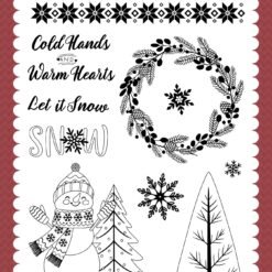 Wonderful Winter Days Fair Isle Border Stamp Set