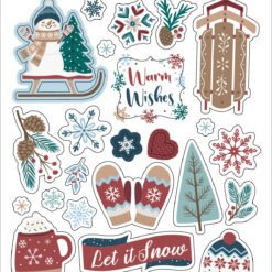 Wonderful Winter Days Puffy Stickers