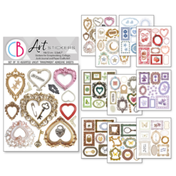 Art Stickers - Whisper Frames Pack of 10