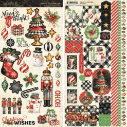 Graphic 45 Merry-ful Greetings Sticker Set