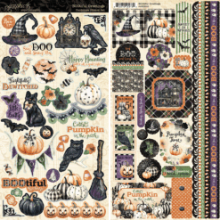 Graphic 45 BOOtiful Greetings Sticker Set