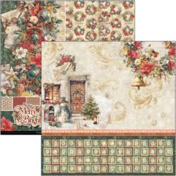 Alternative view of Merry & Bright Patterns Pad 12"x12" 8/Pkg