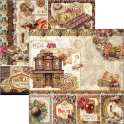 Alternative view of Chocolate Wanderlust Paper Pad 8"x8" 12/Pkg