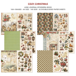 Alternative view of Ephemera Book Cozy Christmas A4 32/Pkg