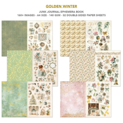 Alternative view of Ephemera Book Golden Winter A4 32/Pkg