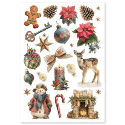 Alternative view of Merry & Bright Rice Paper Set A4 MIXED 4/Pkg