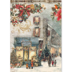Alternative view of Merry & Bright Rice Paper Set A5 MIXED 8/Pkg