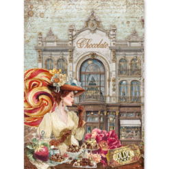 Alternative view of Chocolate Wanderlust Rice Paper Set A5 MIXED 8/Pkg