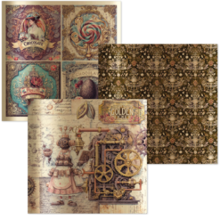 Alternative view of Chocolate Wanderlust Deluxe Paper & Vellum Dual Pack 6"x6" MIXED 6/Pkg