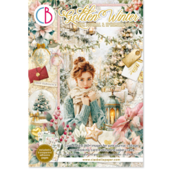 Ephemera Book Golden Winter A4 32/Pkg