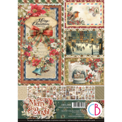 Merry & Bright Creative Pad A4 9/Pkg