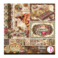 Chocolate Wanderlust Paper Pad 8"x8" 12/Pkg