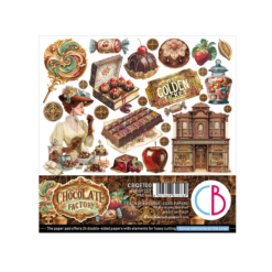 Chocolate Wanderlust Fussy Cut Pad 6"x6" 24/Pkg
