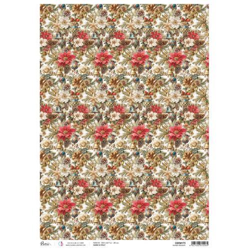 Winter Treasury A3 Rice Paper 3/pk