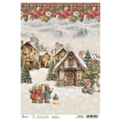 Merry & Bright Rice Paper A4 Quiet Landscape