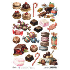 Chocolate Wanderlust Rice Paper A4 Chocolate treats