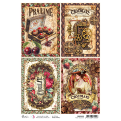Chocolate Wanderlust Rice Paper A4 Finest selection
