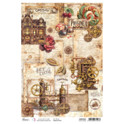 Chocolate Wanderlust Rice Paper A4 Cocoa engine