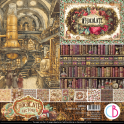 Chocolate Wanderlust Patterns Pad 12"x12" 8/Pkg