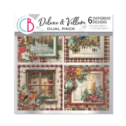 Merry & Bright Deluxe Paper & Vellum Dual Pack 6"x6" MIXED 6/Pkg