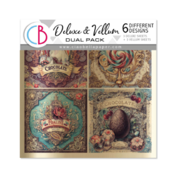 Chocolate Wanderlust Deluxe Paper & Vellum Dual Pack 6"x6" MIXED 6/Pkg