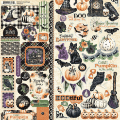 Graphic 45 BOOtiful Greetings Sticker Set