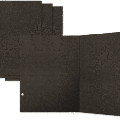 Graphic 45 Check Binder Album with Interactive Pages - Black