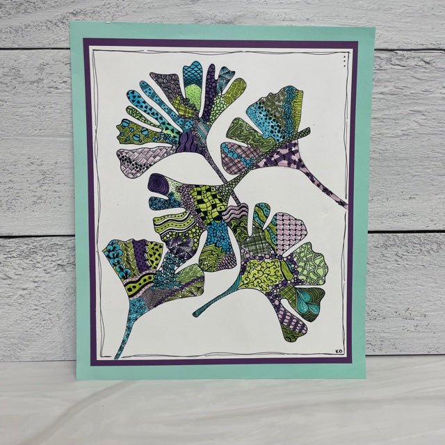 6x6 Stencils - Ginkgo Leaves - TCW192s
