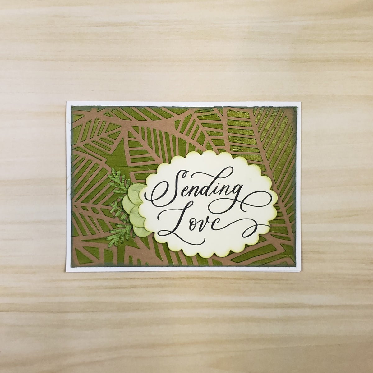 6x6 Stencils - Banana Leaves - TCW1047s