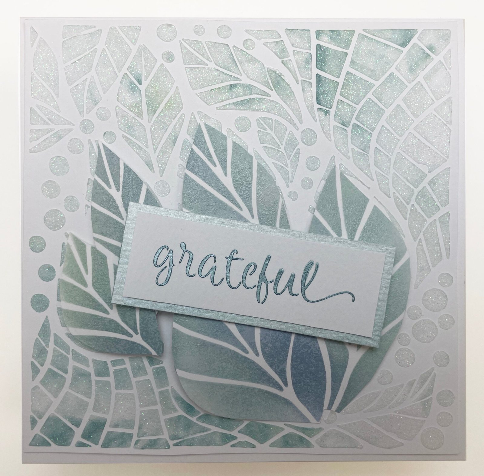 6x6 Stencils - Abstract Leaves - TCW1083s