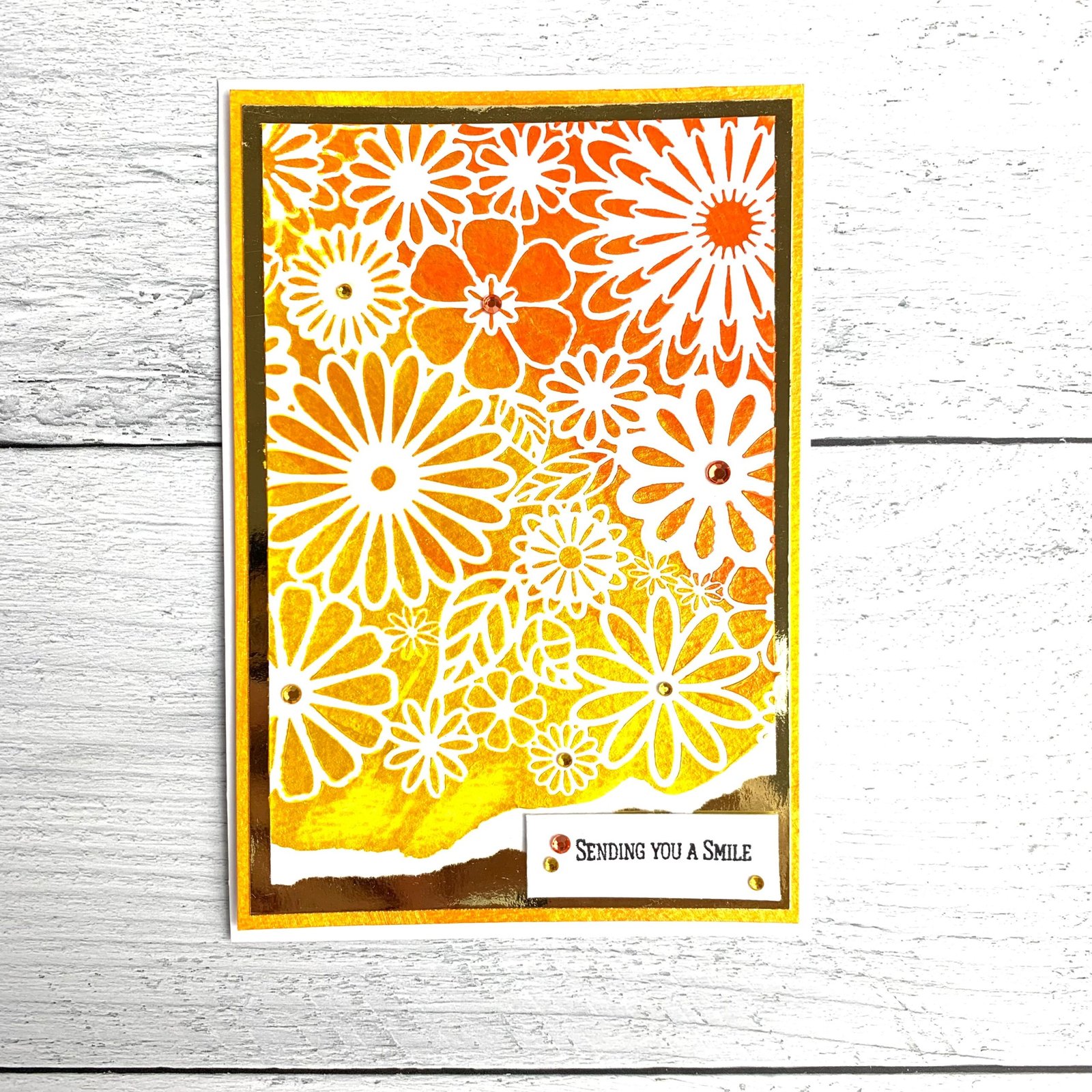 6x6 Stencils - Flower Frenzy - TCW157s