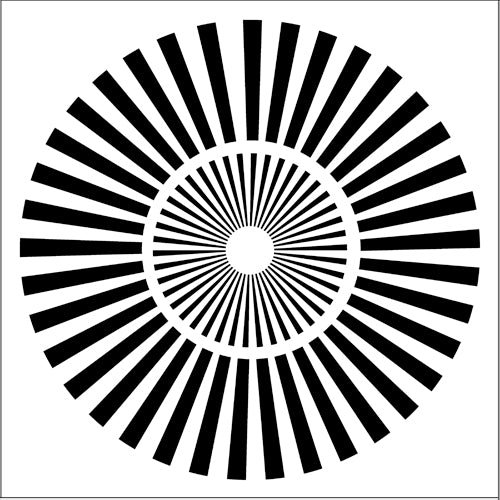 6x6 Stencils - Sunburst - TCW166s