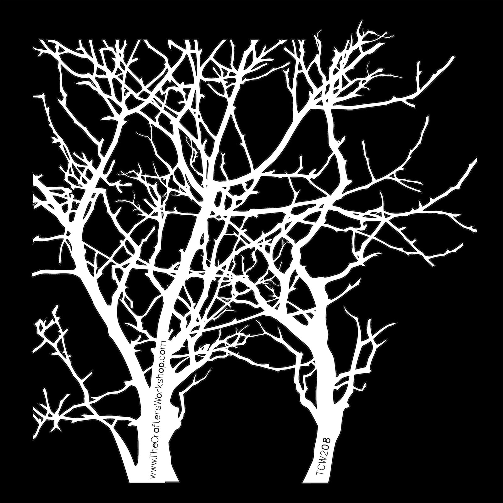 6x6 Stencils - Branches - TCW208s