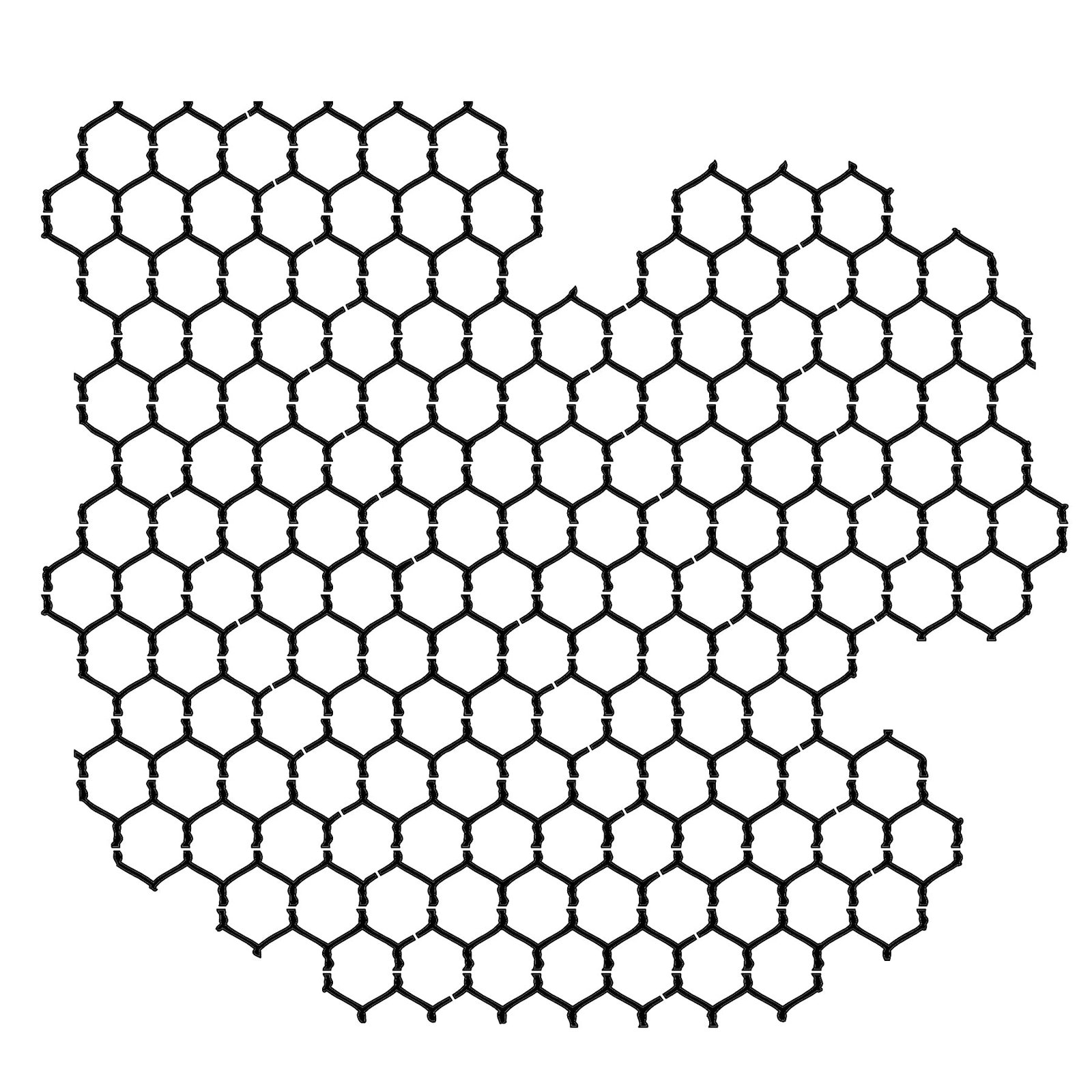 6x6 Stencils - Chickenwire Reversed - TCW259s