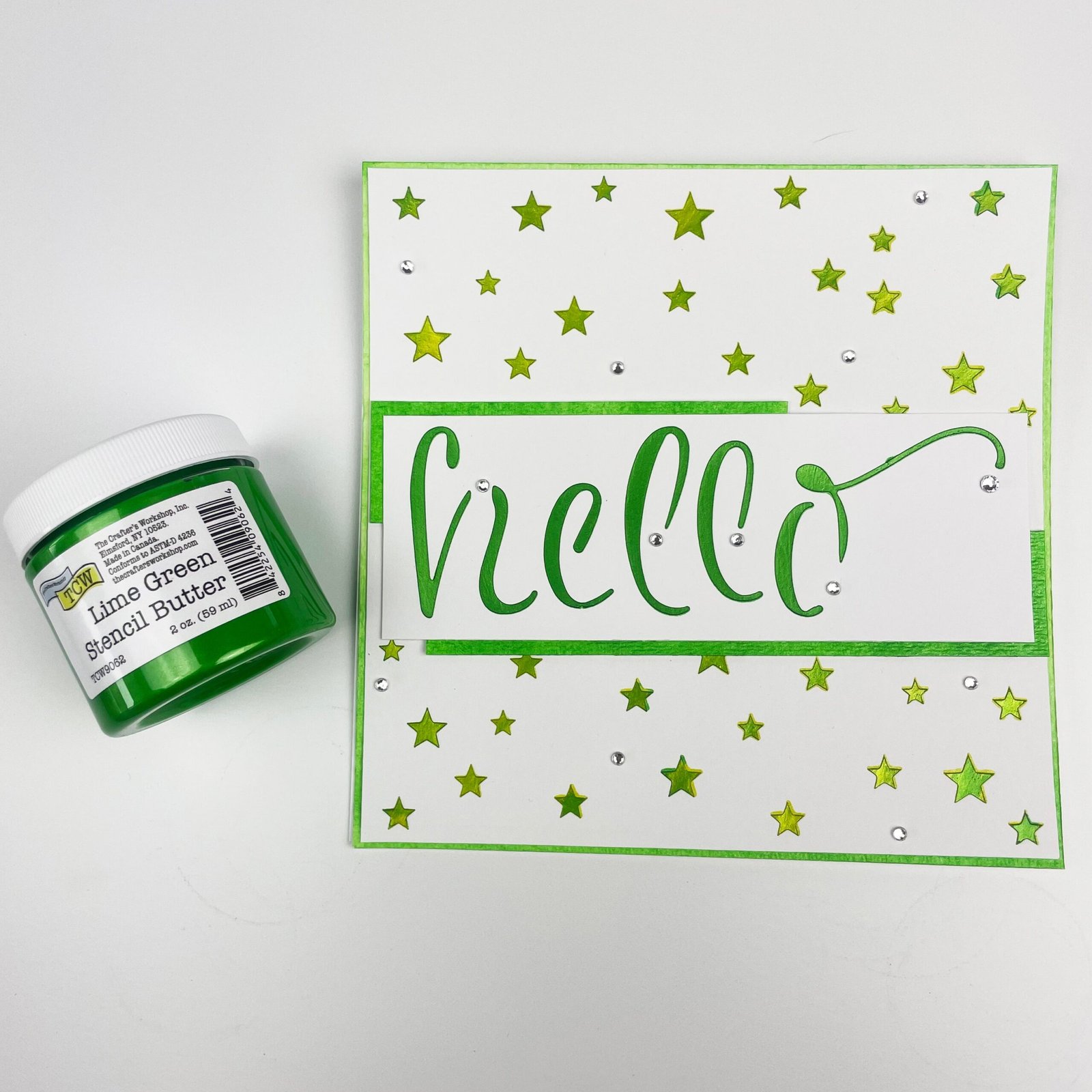 6x6 Stencils - Starry Stars - TCW1051s