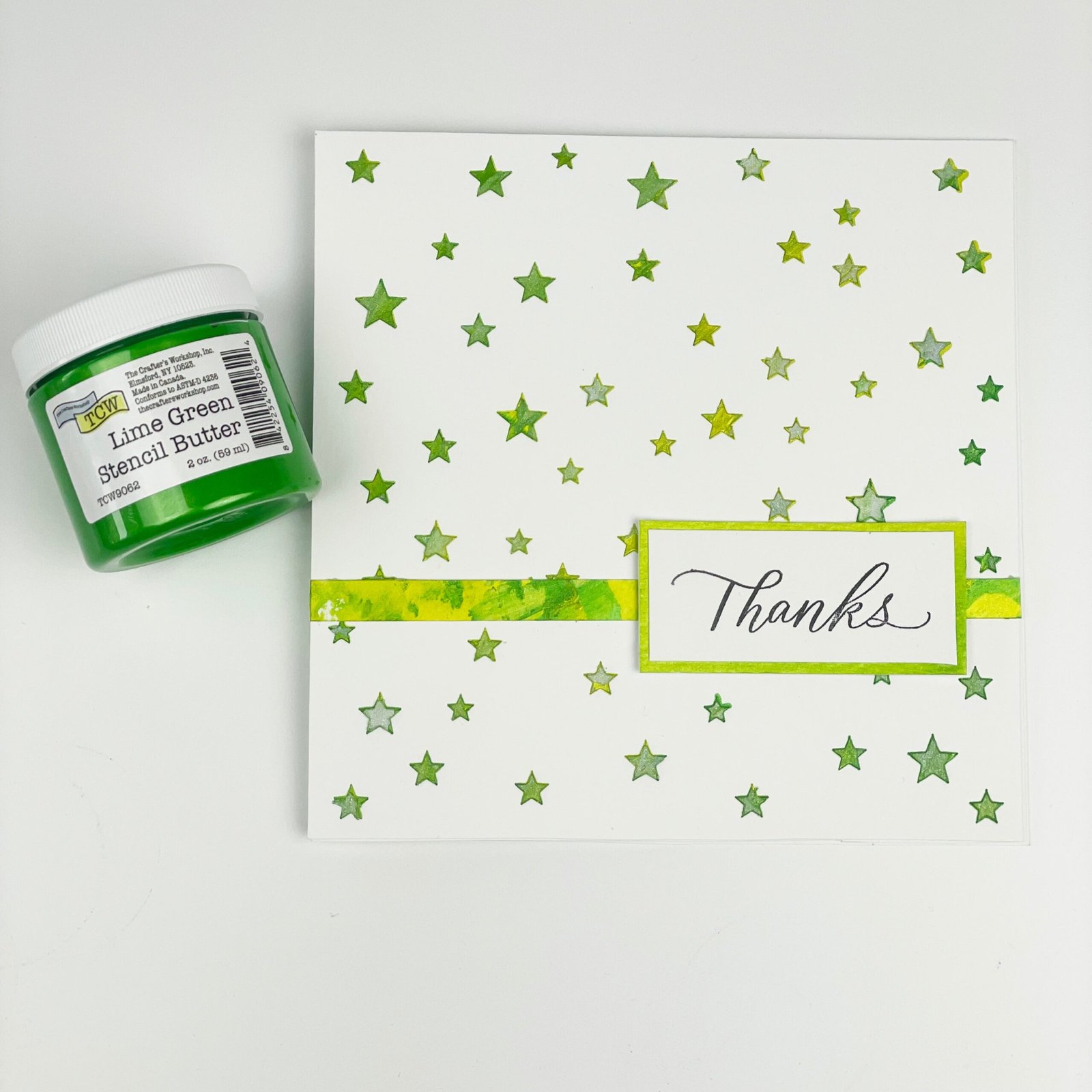 6x6 Stencils - Starry Stars - TCW1051s