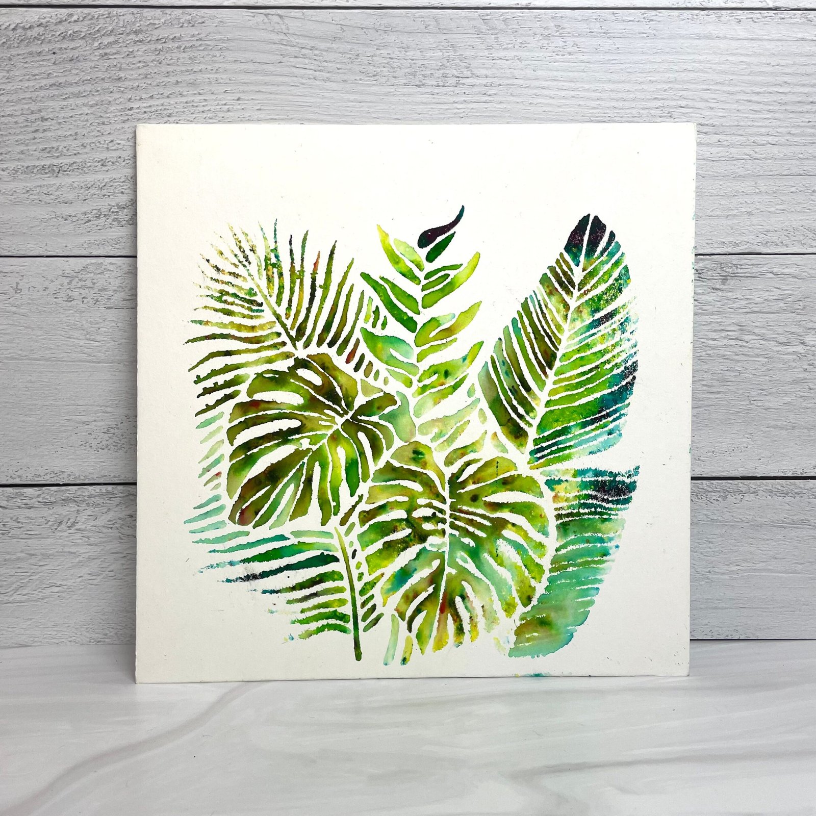 6x6 Stencils - Tropical Fronds - TCW920s