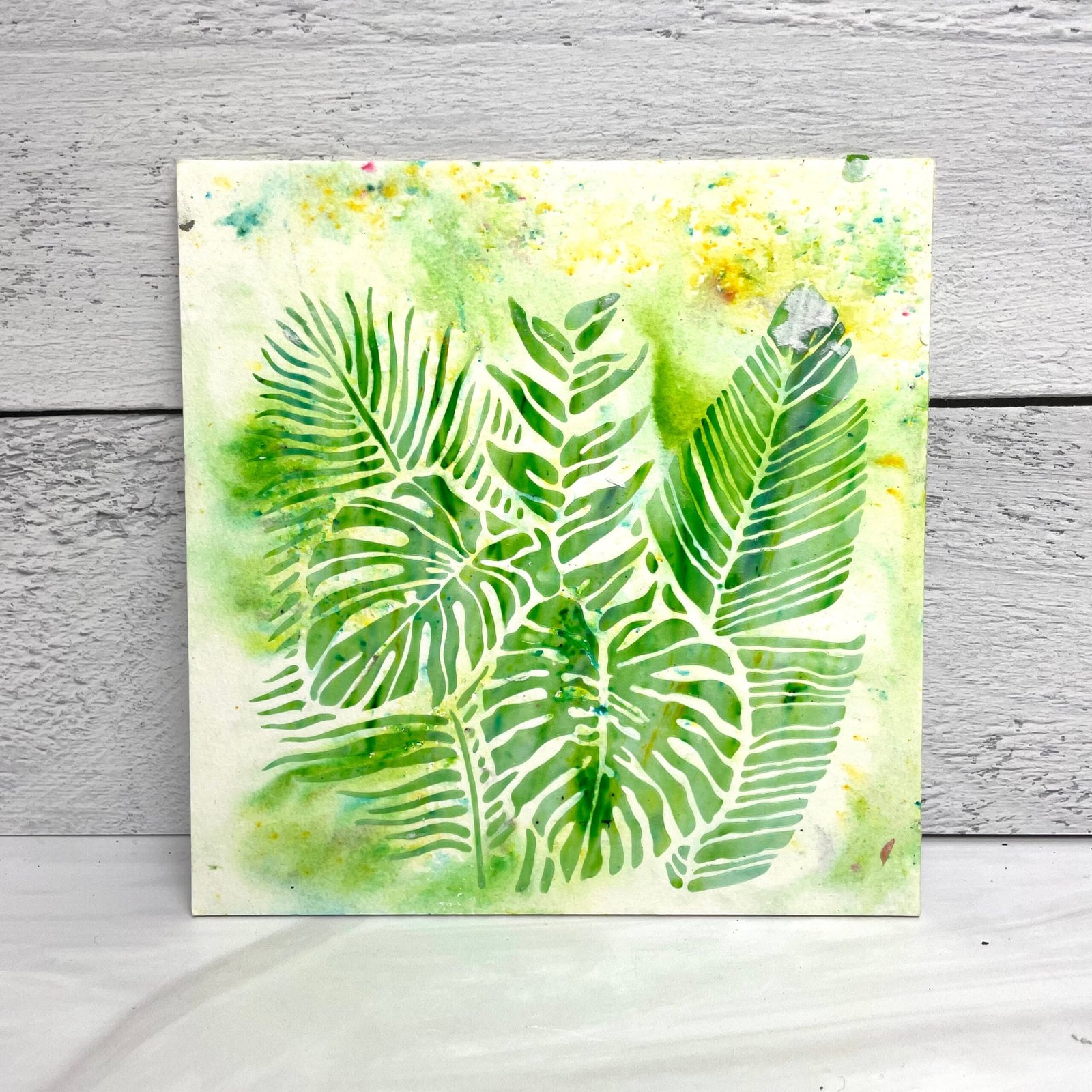 6x6 Stencils - Tropical Fronds - TCW920s