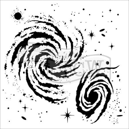 6x6 Stencils - Galaxy - TCW672s