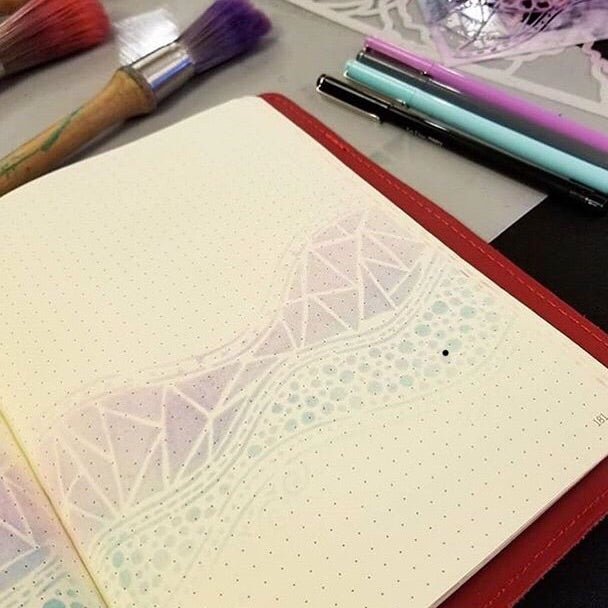 6x6 Stencils - Crazy Waves - TCW743s