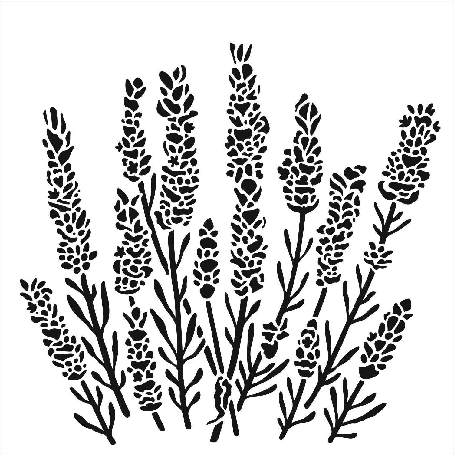 6x6 Stencils - Lavender - TCW860s