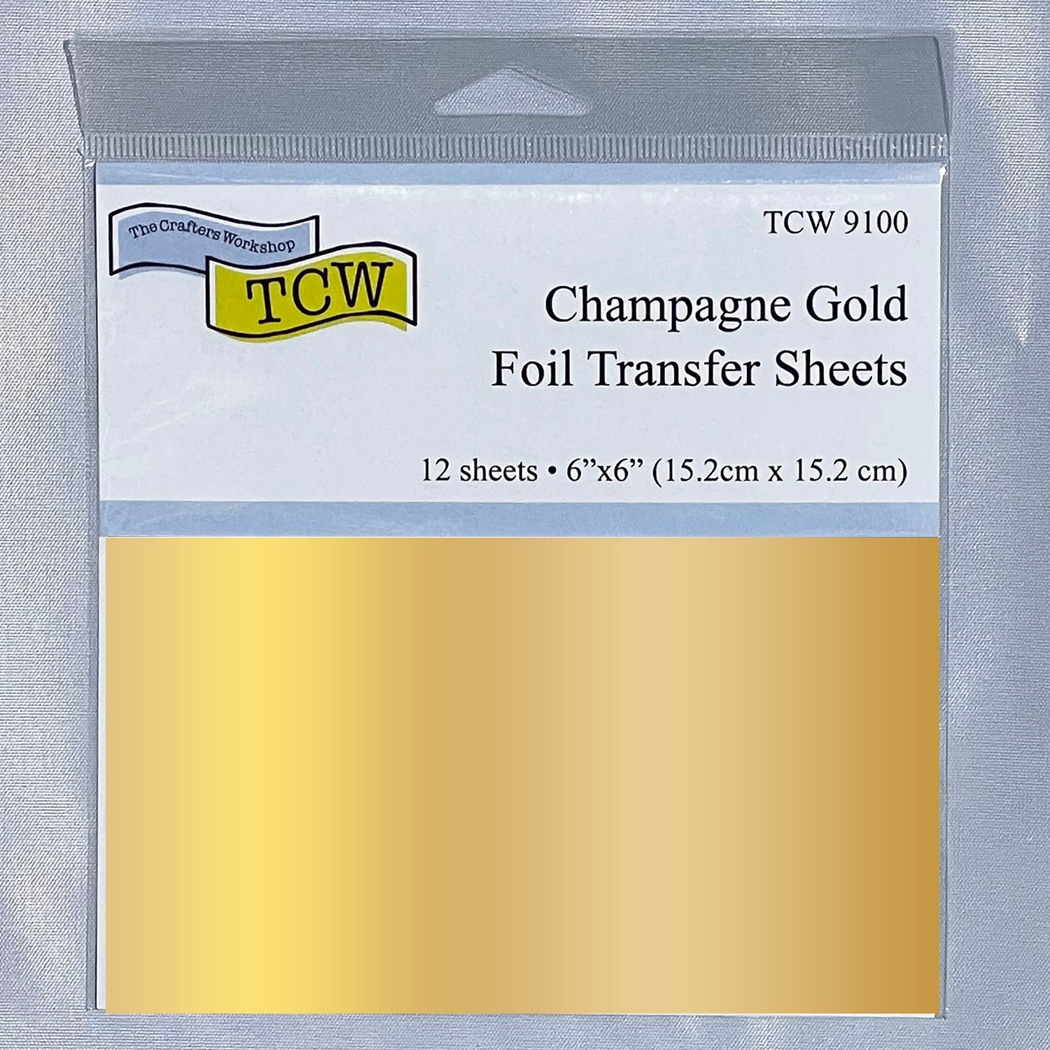 Foil Transfer Sheets 6x6 Champagne Gold - TCW9100