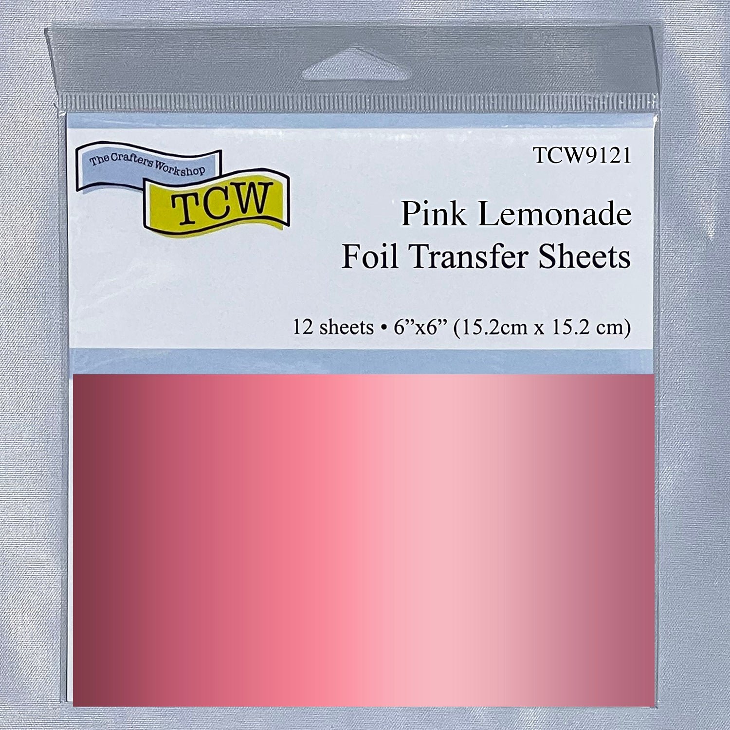 Foil Transfer Sheets 6x6 Pink Lemonade - TCW9121