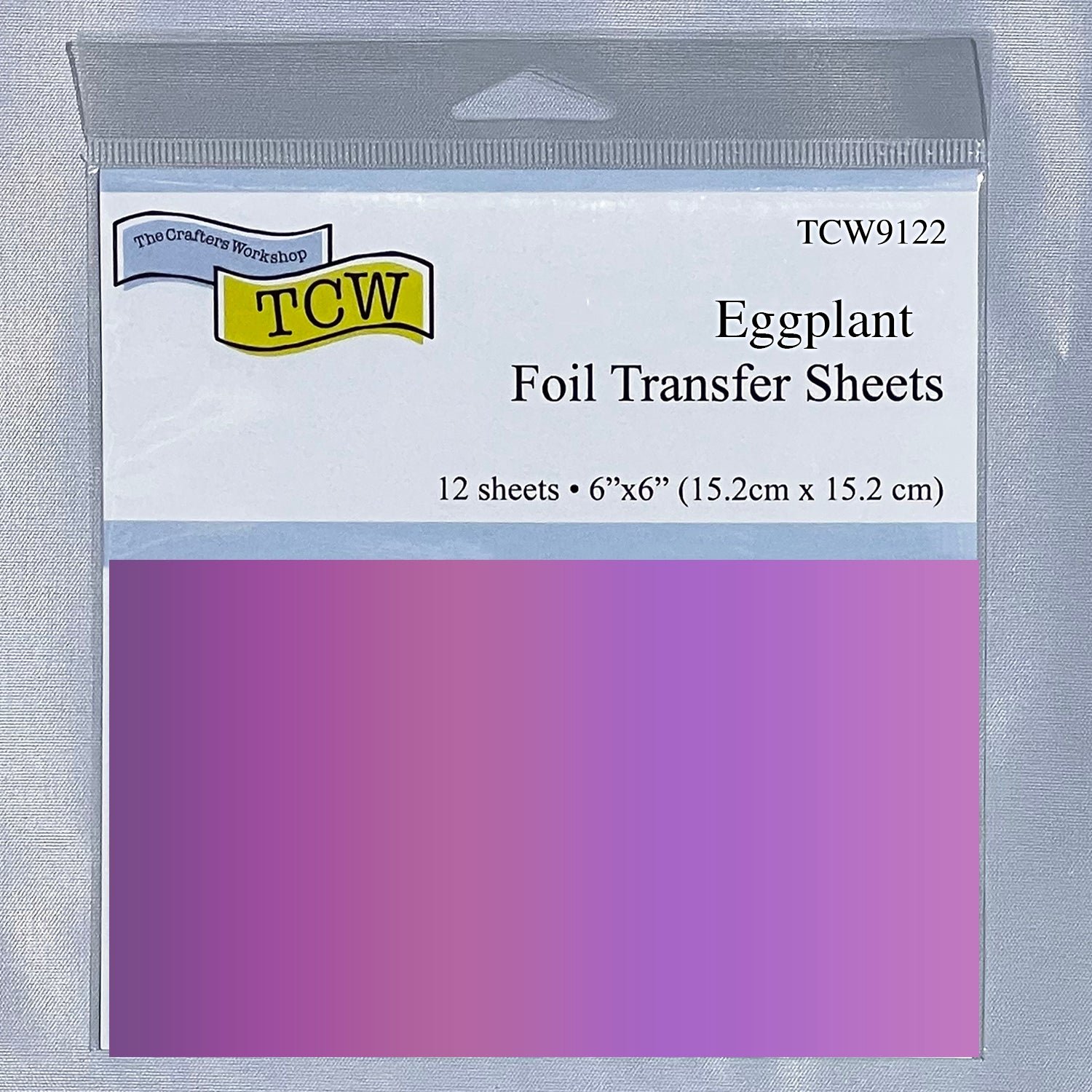 Foil Transfer Sheets 6x6 Eggplant - TCW9122
