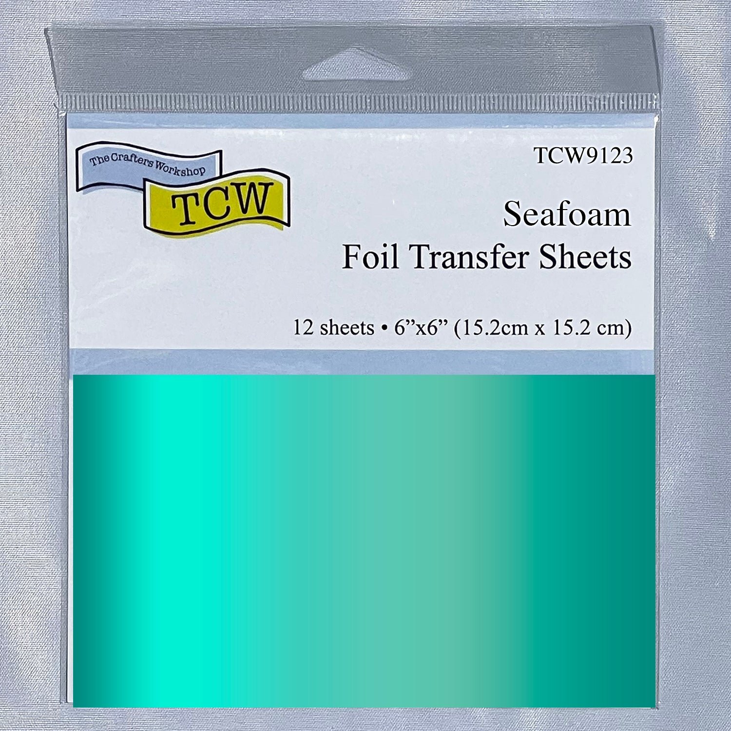 Foil Transfer Sheets 6x6 Seafoam - TCW9123