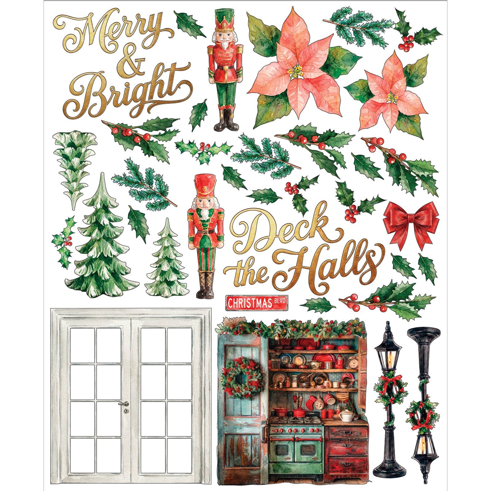 49 and Market - Santa's Winter Village Card Kit - Image 4