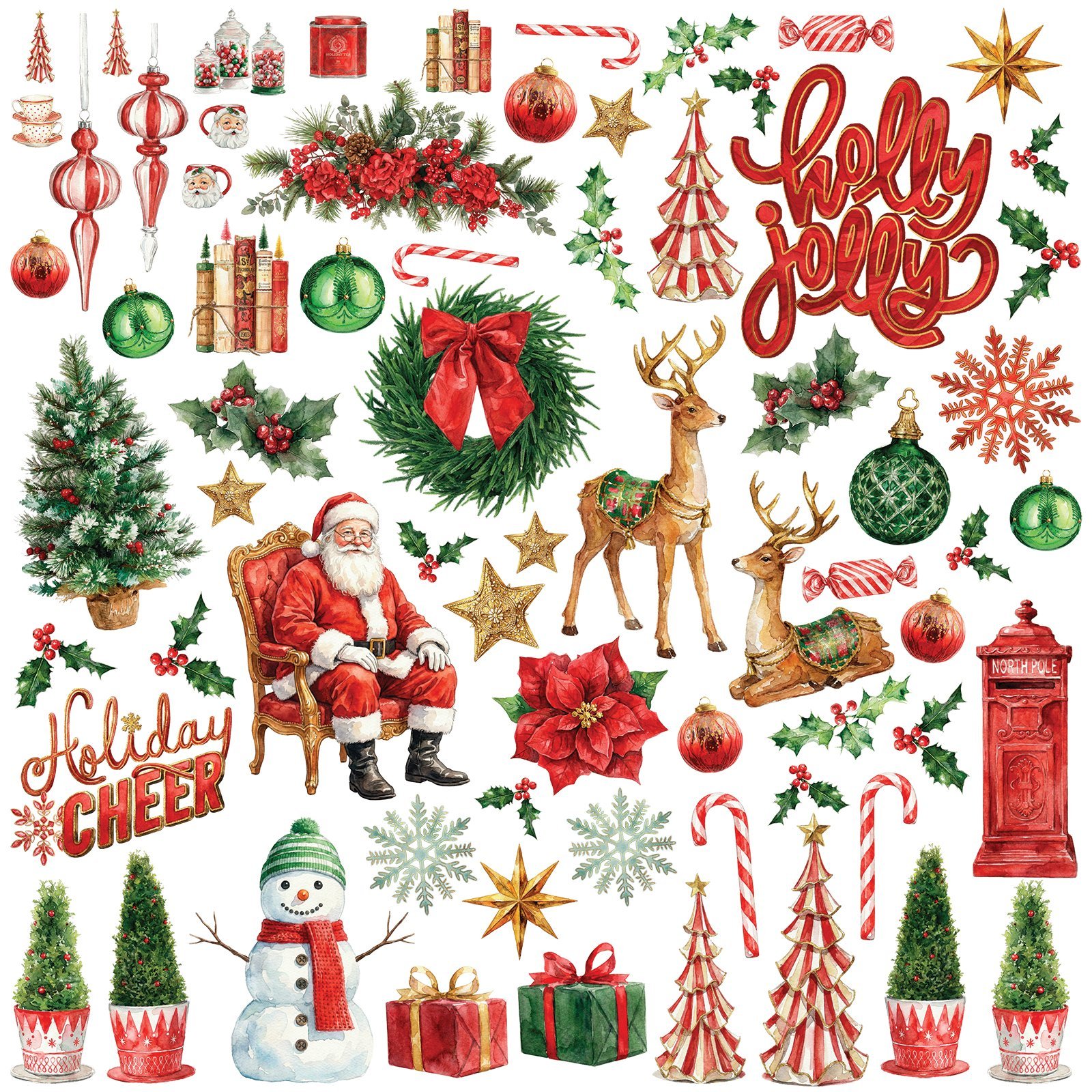 49 and Market - Santa's Winter Village All-In-One Kit