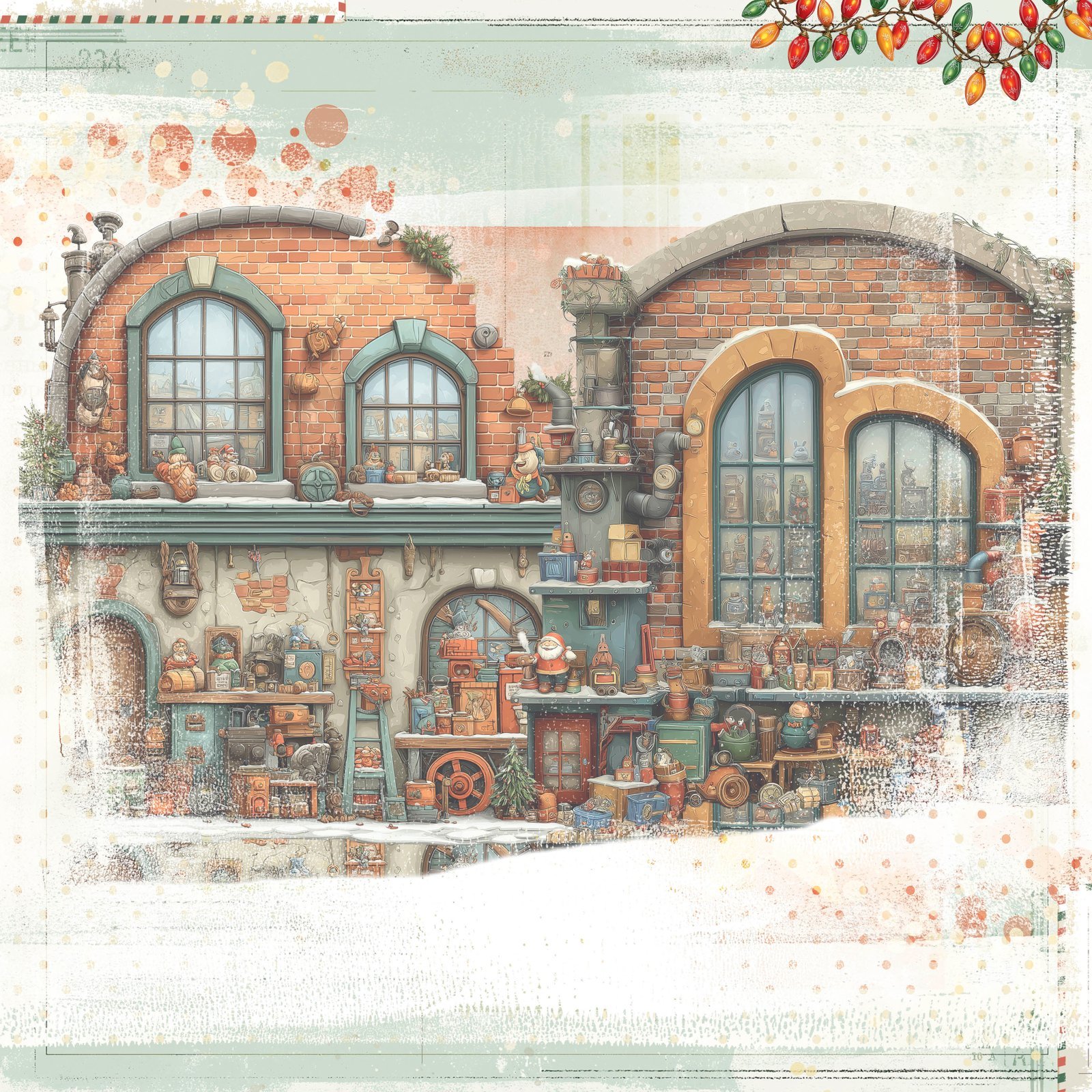 Alternative view of 49 and Market - Jolly Jingles Paper - Festive