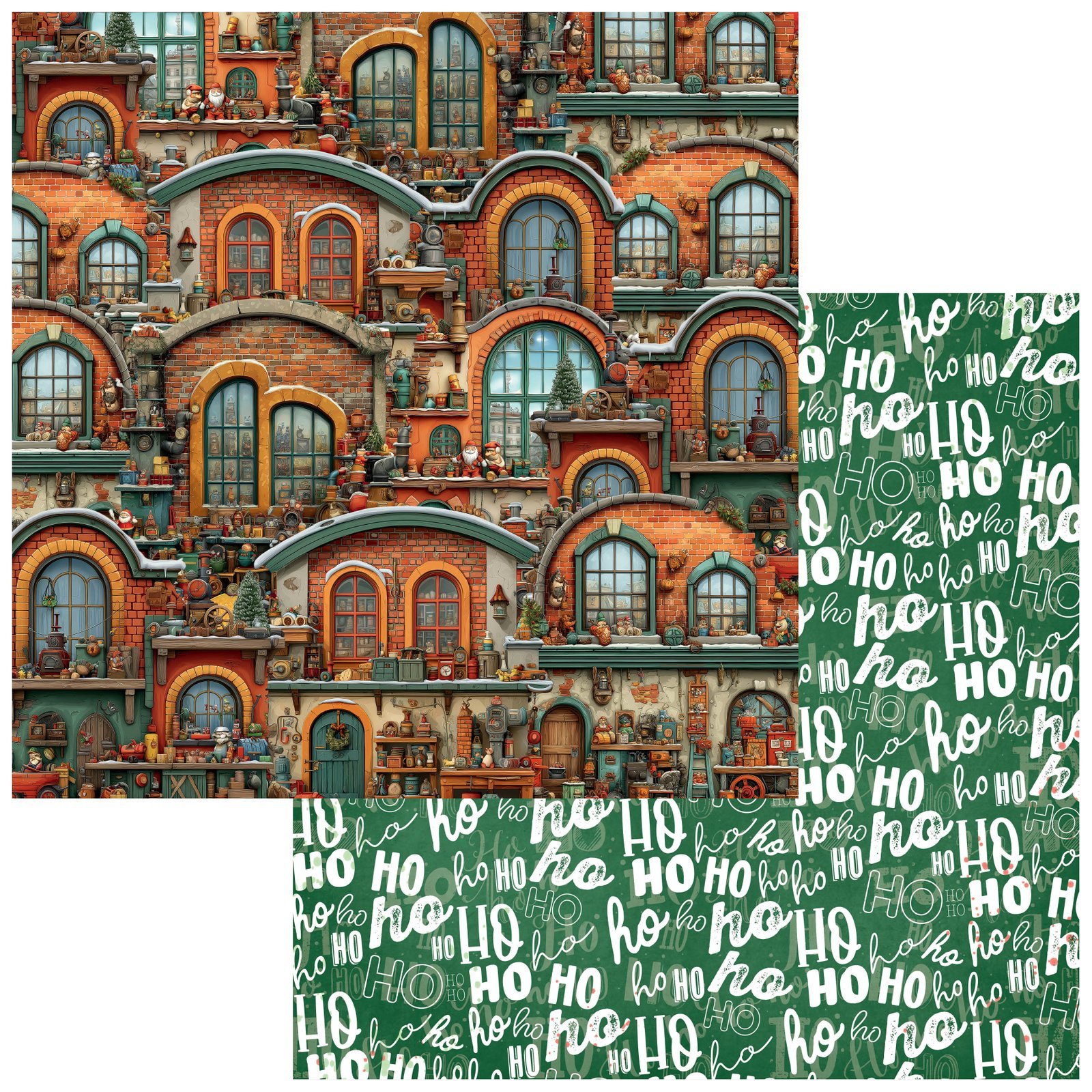 49 and Market - Jolly Jingles Paper - Joy