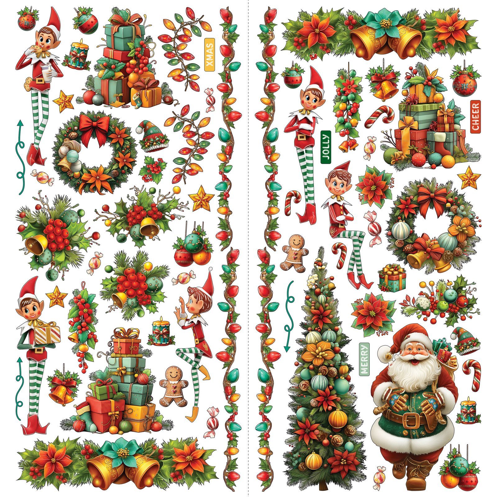 Alternative view of 49 and Market - Jolly Jingles Laser Cut Elements